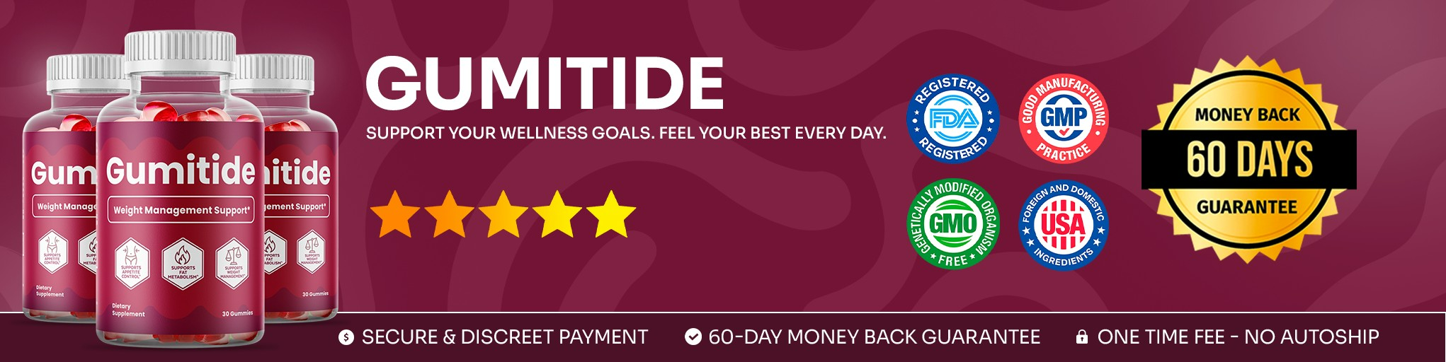 Gumitide promotional banner