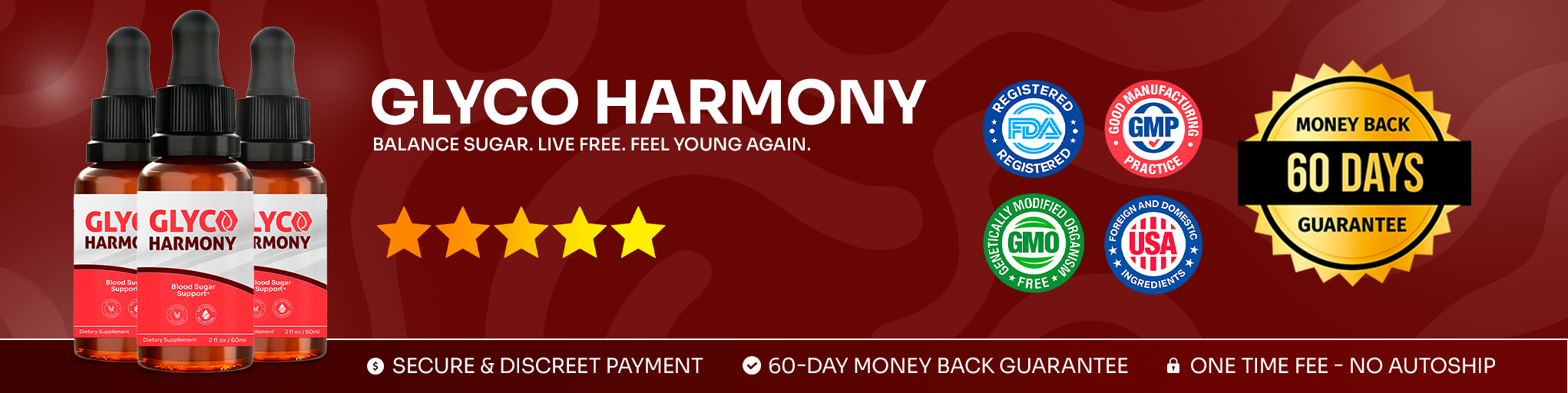 Glyco Harmony promotional banner