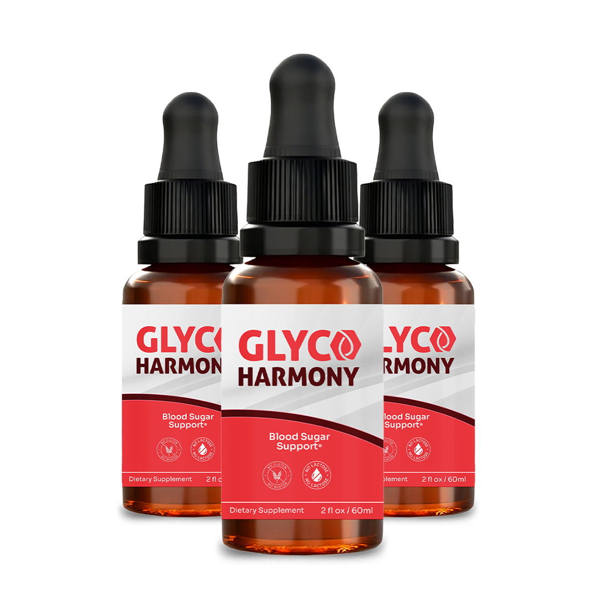Glyco Harmony dropper bottles