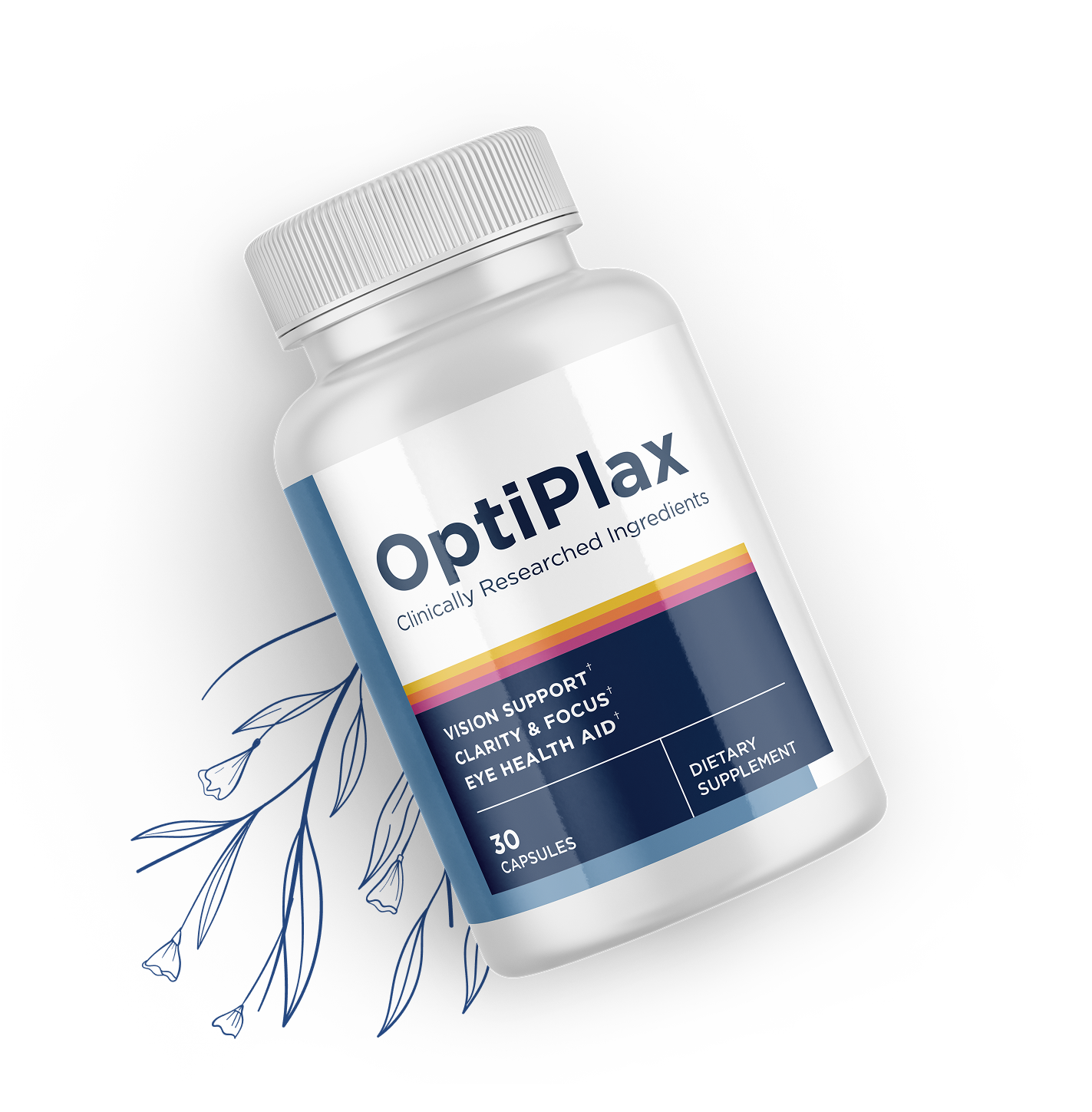 OptiPlax marine vision supplement bottles