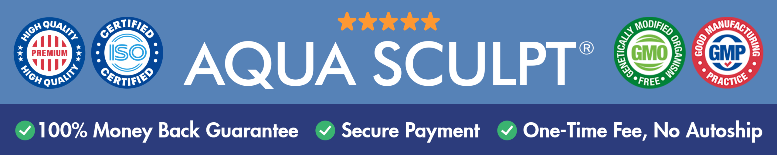 AquaSculpt promotional banner