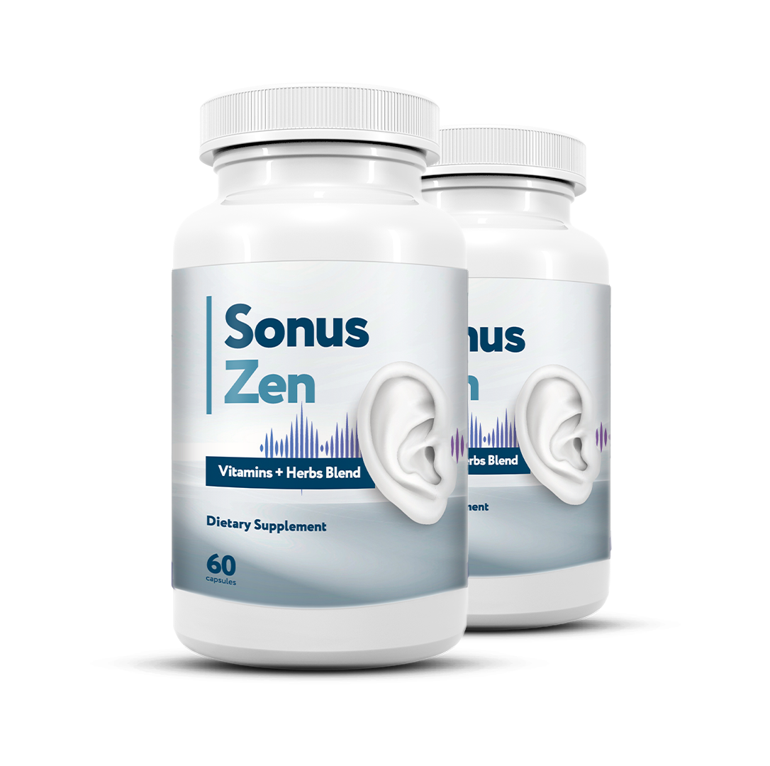 SonusZen Hearing Support — supplement bottles