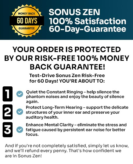 SonusZen guarantee and offer banner